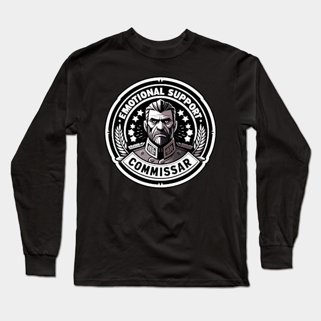 Emotional Support Commissar Long Sleeve T-Shirt by OddHouse